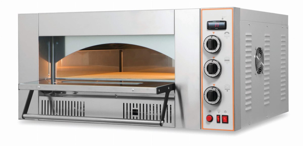 Gazowy piec do pizzy Resto Quality GASR6 - widok z boku